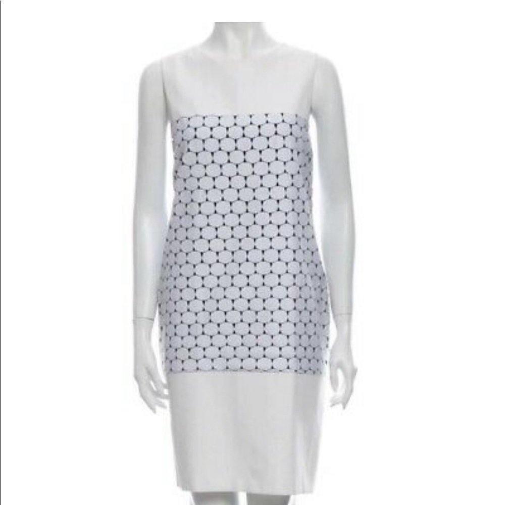 Lisa Perry Moon Overlay Dress with Pockets